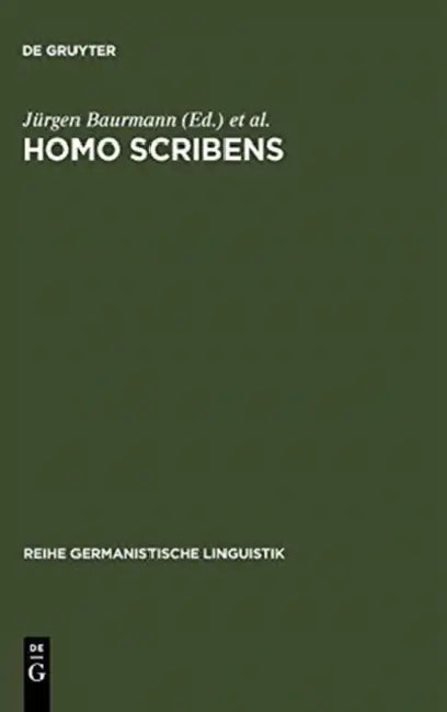 Homo scribens by Jürgen Baurmann, Hartmut Günther, Ulrich Knoop