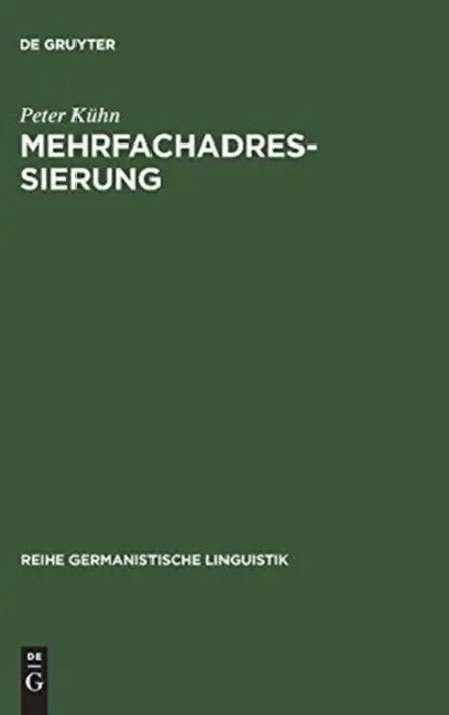 Mehrfachadressierung by Peter Kühn