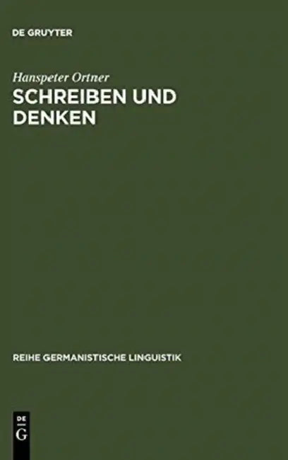 Schreiben und Denken by Hanspeter Ortner