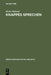 Knappes Sprechen by Heike Baldauf