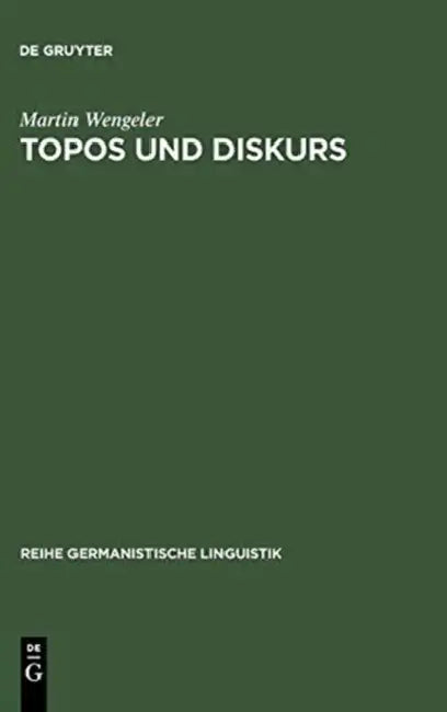 Topos und Diskurs by Martin Wengeler