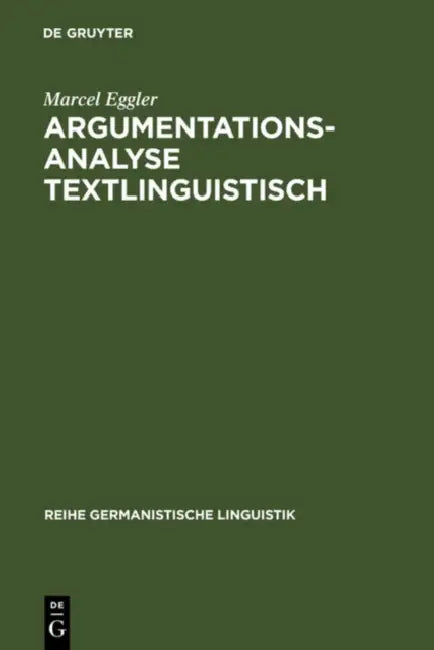 Argumentationsanalyse textlinguistisch by Marcel Eggler