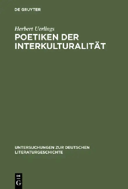 Poetiken der Interkulturalität by Herbert Uerlings