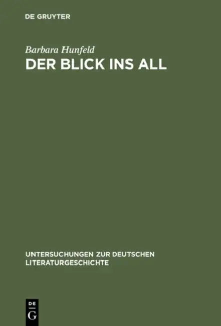 Der Blick ins All by Barbara Hunfeld
