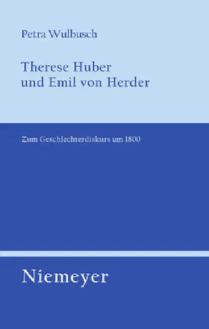 Therese Huber und Emil von Herder by Petra Wulbusch