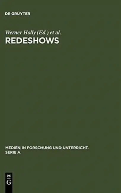 Redeshows by Werner Holly, Peter Kühn, Ulrich Püschel