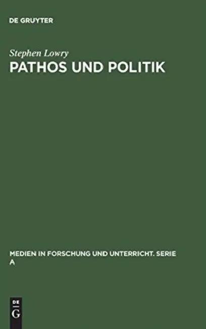 Pathos und Politik by Stephen Lowry