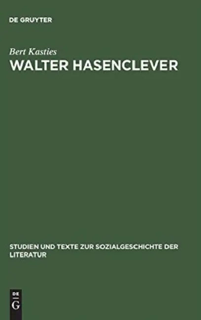 Walter Hasenclever by Bert Kasties
