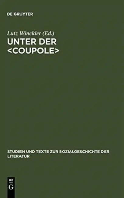 Unter der by Lutz Winckler