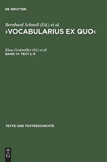 Text L-P by Klaus Grubmüller, Bernhard Schnell