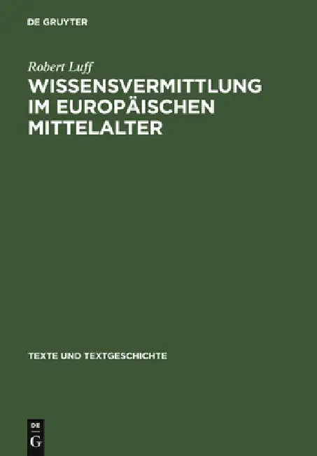 Wissensvermittlung Im Europäischen Mittelalter: >Imago Mundi by Robert Luff