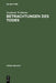 Betrachtungen Des Todes: Formen Und Funktionen Der >Meditatio Mortis by Stephanie Wodianka