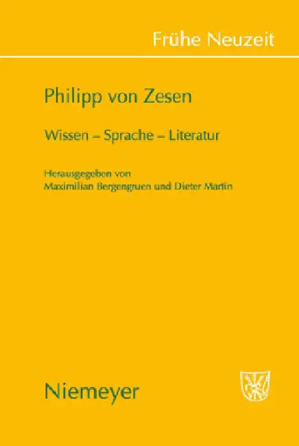 Philipp von Zesen by Maximilian Bergengruen