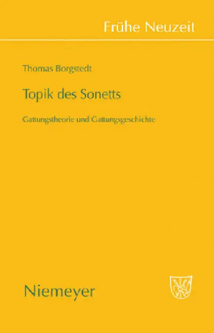 Topik des Sonetts by Thomas Borgstedt