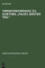Verskonkordanz Zu Goethes Faust, Erster Teil by David (ADP)/ Sondrup, Steven P. (ADP) Chisholm