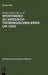 Wortindex Zu Hessisch-Thuringischen Epen Um 1200 by Thomas (ADP)/ Bumke, Joachim (ADP)/ Kronsfoth, Barbara (ADP)/ Mielke-Vandenhouten, Angela (ADP) Klein