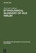 Etymological Glossary of Old Welsh by Alexander Falileyev