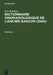 Dictionnaire Onomasiologique De L’ancien Gascon Dag: Fascicule 1 by Inge (CON) Popelar