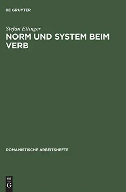 Norm und System beim Verb by Stefan Ettinger
