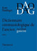 Dictionnaire onomasiologique de l'ancien occitan et de l'ancien gascon (DAO/DAG) by Kurt (EDT)/ Hörsch, Nicoline (ADP) Baldinger