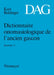 Dictionnaire Onomasiologique De L'ancien Gascon Dag by Kurt Baldinger