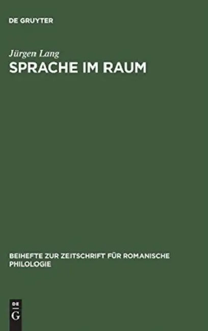 Sprache im Raum by Jürgen Lang