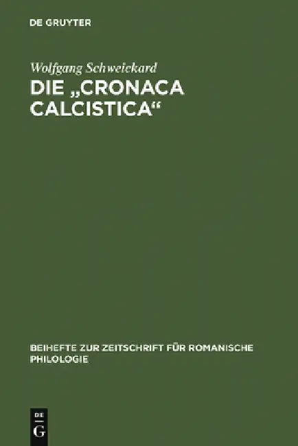 Die "cronaca calcistica" by Wolfgang Schweickard