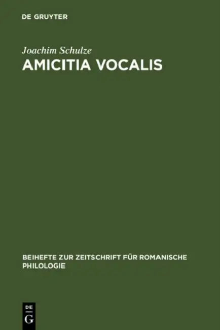 Amicitia vocalis by Joachim Schulze