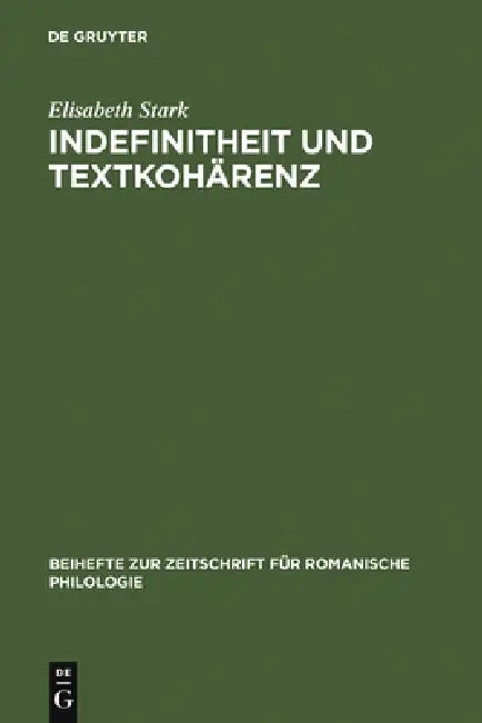 Indefinitheit und Textkohärenz by Elisabeth Stark