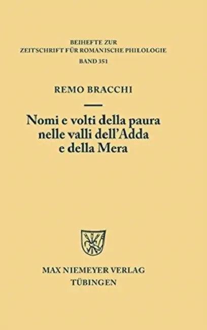 Nomi e volti della paura nelle valli dell'Adda e della Mera by Remo Bracchi