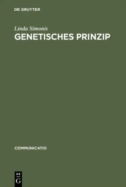 Genetisches Prinzip: Zur Struktur Der Kulturgeschichte Bei Jacob Burckhardt, Georg Lukács, Ernst Robert Curtius Und Walter Benjamin by Linda Simonis