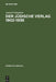 Der Jüdische Verlag 1902-1938: Zwischen Aufbruch, Blüte Und Vernichtung by Anatol Schenker