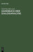 Handbuch Der Dialoganalyse by Gerd Fritz, Franz Hundsnurscher