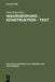 Wahrnehmung - Konstruktion - Text by Jörn Garber