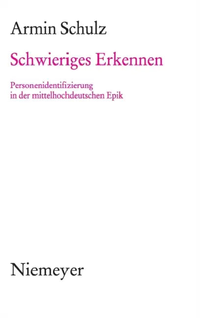 Schwieriges Erkennen by Armin Schulz