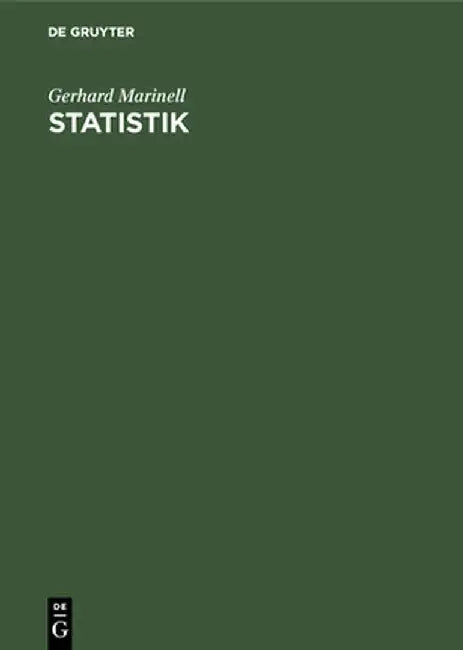 Statistik by Gerhard Marinell