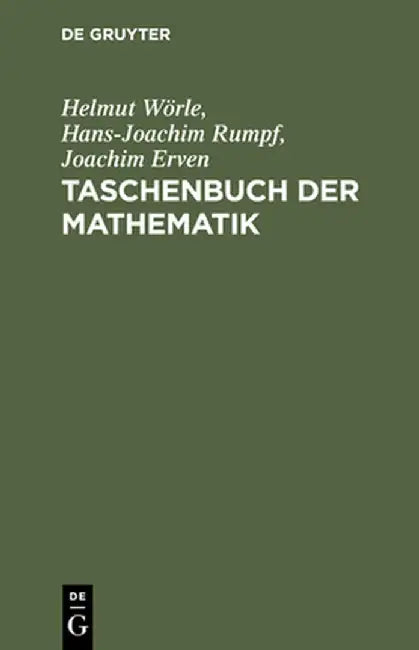 Taschenbuch Der Mathematik by Helmut Worle