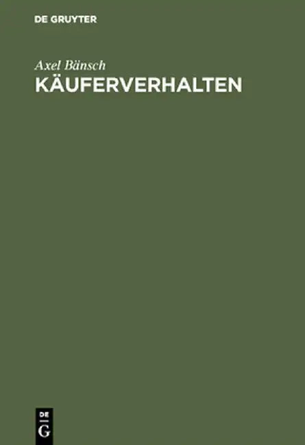 Kuferverhalten by Axel Bnsch