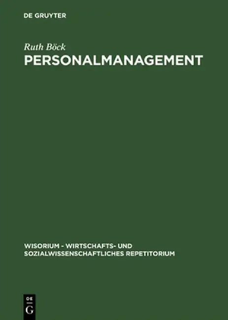 Personalmanagement by Ruth Bock