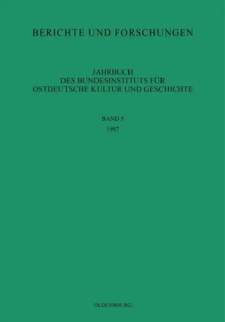 1997 by Bundesinstitut Für Kultur Und Geschichte