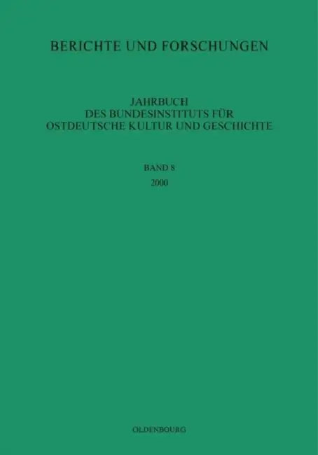 2000 by Bundesinstitut Für Kultur Und Geschichte