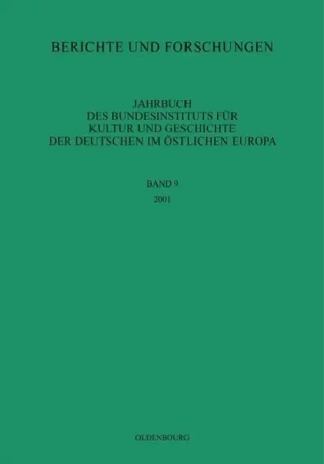 2001 by Bundesinstitut Für Kultur Und Geschichte