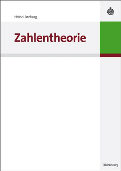 Zahlentheorie by Heinz Luneburg