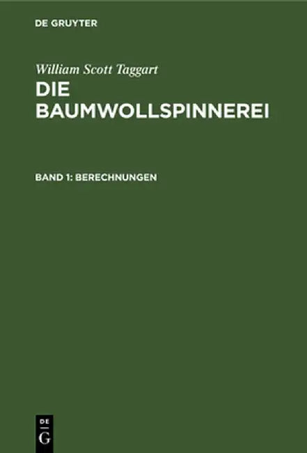 Berechnungen by William Scott Wilhelm Taggart Bauer