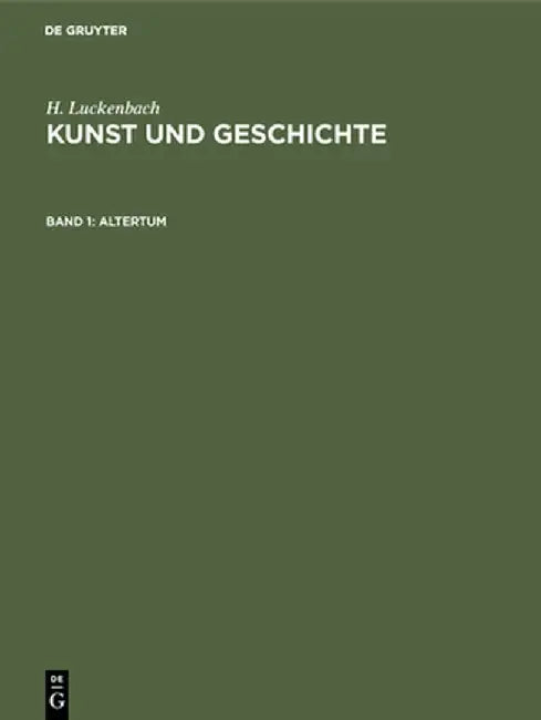 Altertum by H. Luckenbach