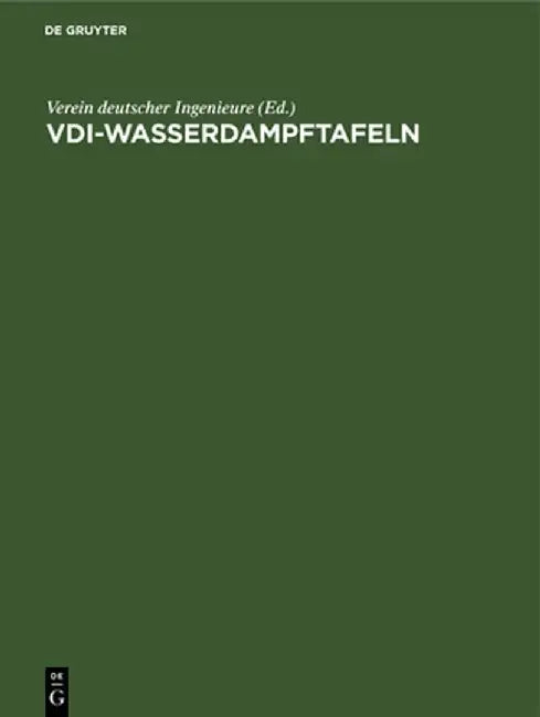 VDI-Wasserdampftafeln by We Verein Deutscher Ingenieure Koch