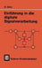 Einführung in Die Digitale Signalverarbeitung by Hermann Götz