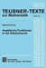 Analytische Funktionen in Der Zahlentheorie by Ekkehard Krätzel