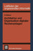 Architektur Und Organisation Digitaler Rechenanlagen by Horst Kästner