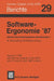 Software-Ergonomie '87 Nützen Informationssysteme Dem Benutzer? by Schönpflug